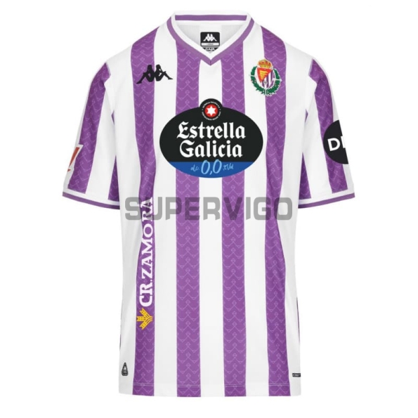 Camiseta Real Valladolid Primera Equipación 2025/2026 Morado/Blanco con Parche La Liga