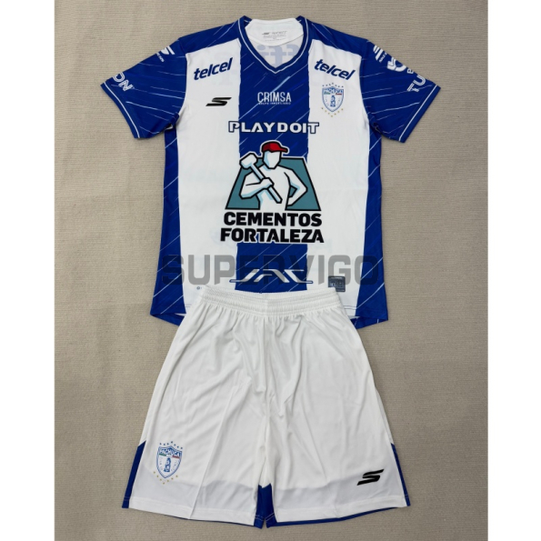 Camiseta Pachuca Primera Equipación 2025/2026 Blanco/Azul