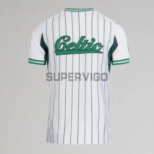 Camiseta Celtic 2025/2026 Baseball Shirt Blanco