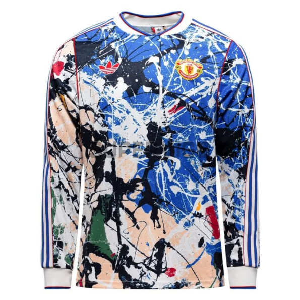 Camiseta Manchester United x Stone Roses 2025/26 ML Edición Especial Multicolor