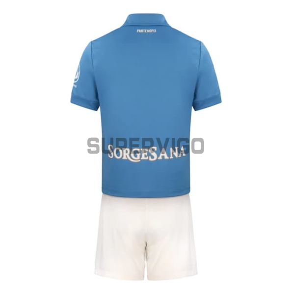 Camiseta Napoli Primera Equipación 2026/2027 Azul Niño Kit