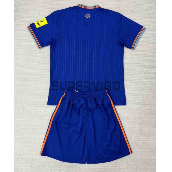 Camiseta Newcastle United Tercera Equipación 2025/2026 Azul Niño Kit