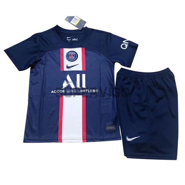 Ensemble Maillot PSG Enfant 2022 2023 Bleu