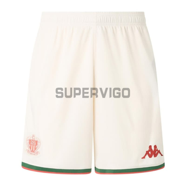 Camiseta OCG Nice Segunda Equipación 2025/2026 Blanco