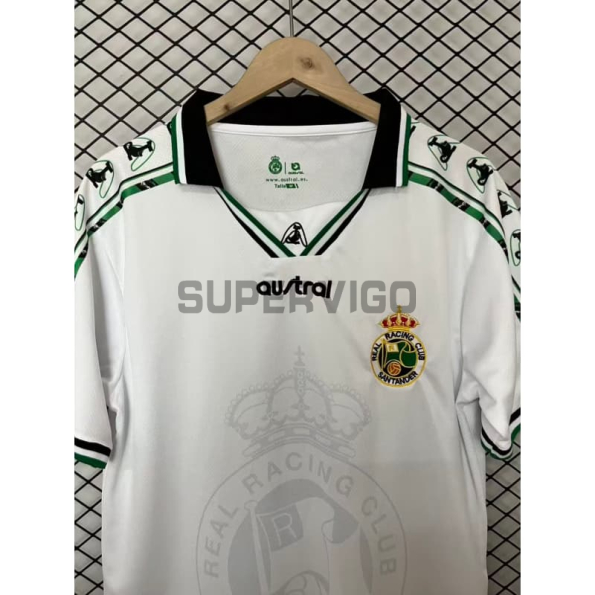 Camiseta Racing de Santander 2026/2027 Blanco Versión Retro