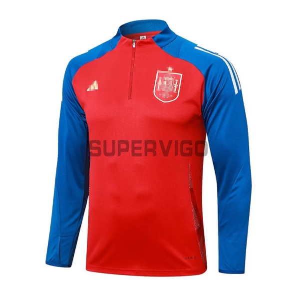 Sudadera de Entrenamiento España 2024 Rojo/Azul