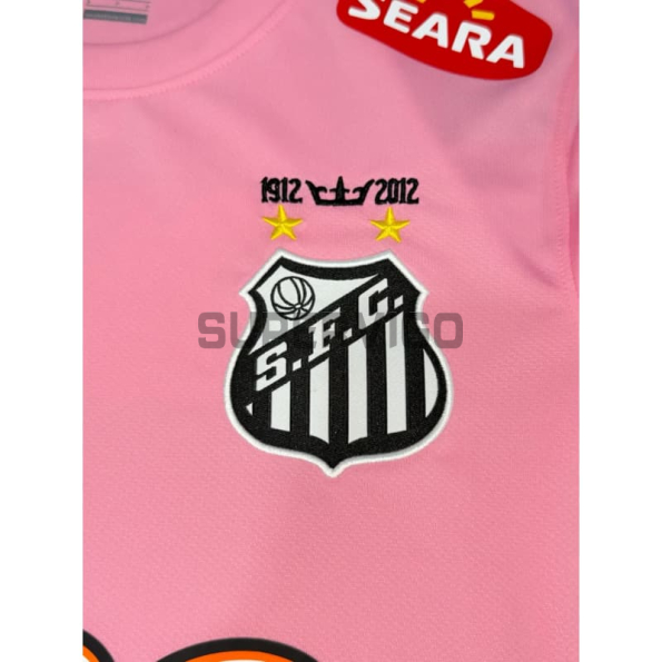Camiseta Santos FC Retro 2012/2013 ML Rosa