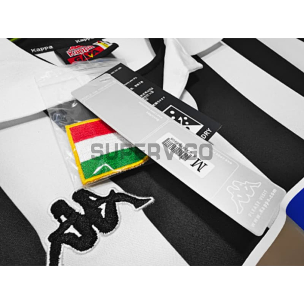 Camiseta Juventus Primera Equipación Retro 1998/1999 Blanco/Negro