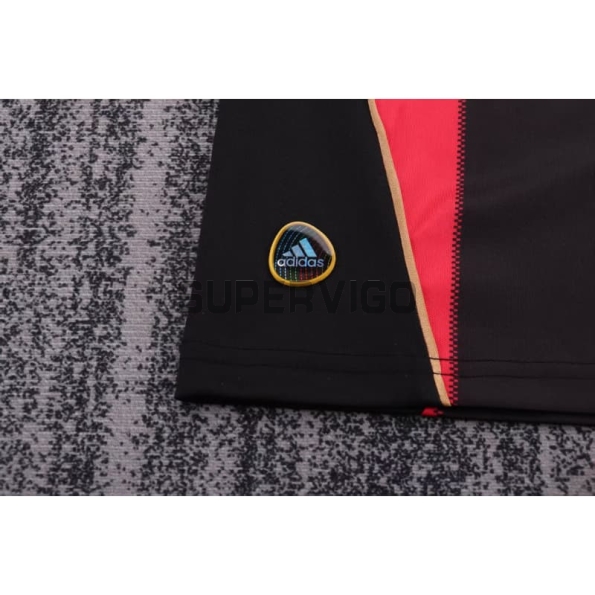 Camiseta AC Milan Primera Equipación Retro 2011/12 Negro/Rojo Niño Kit