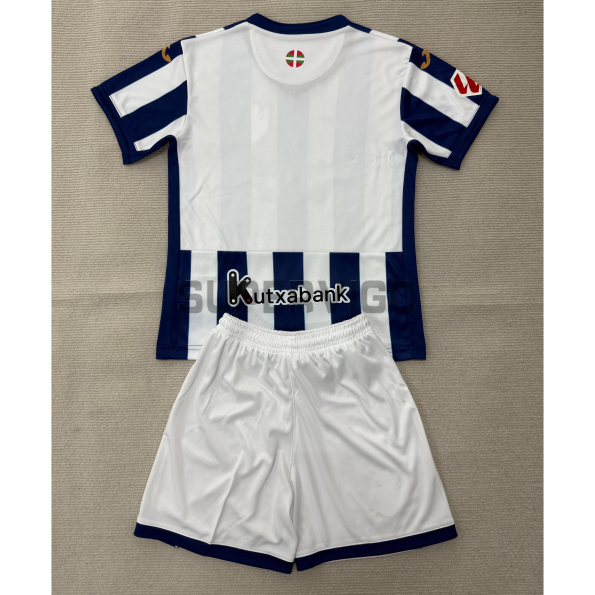 Camiseta Real Sociedad Primera Equipación 2026/2027 Azul/Blanco con Parche La Liga