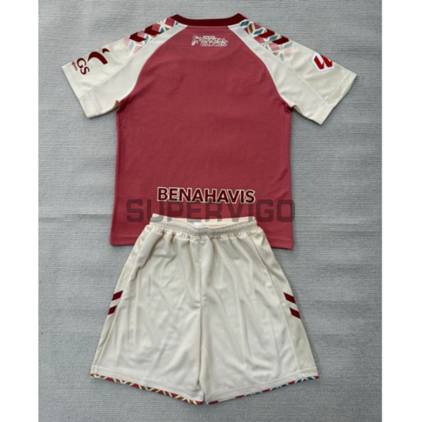 Camiseta Málaga CF Segunda Equipación 2026/2027 Rosa con Parche La Liga