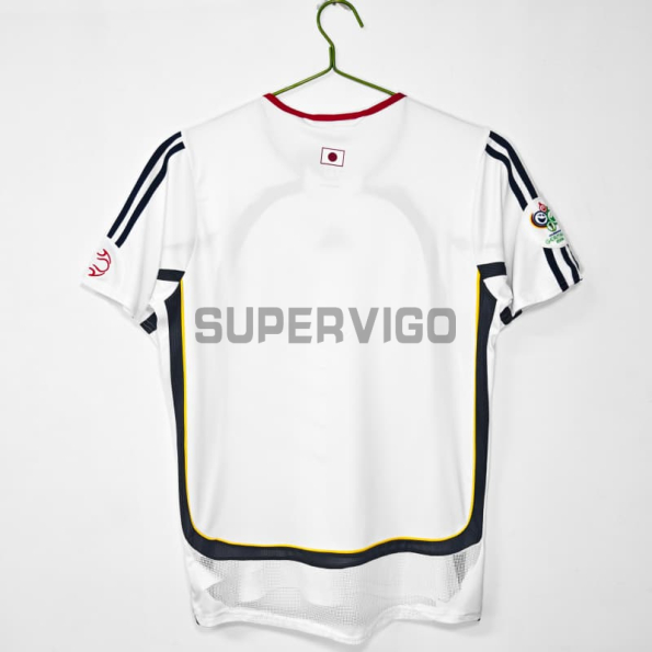 Camiseta Japón Segunda Equipación Retro 2006/07 Blanco