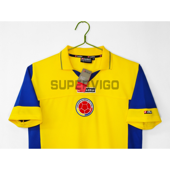 Camiseta Colombia Primera Equipación Retro 2003/05 Amarillo