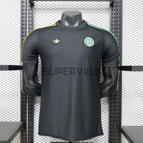 Camiseta Celtic Retro 2025/2026 Negro (EDICIÓN JUGADOR)