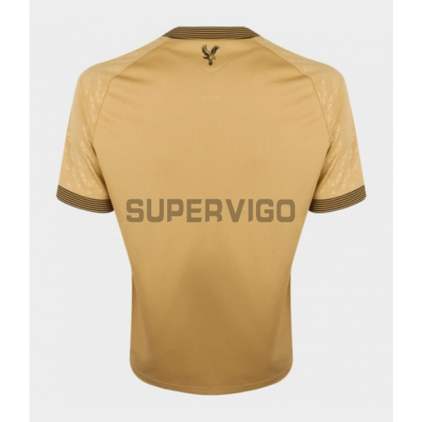 Camiseta Crystal Palace FC Tercera Equipación 2025/2026 Oro