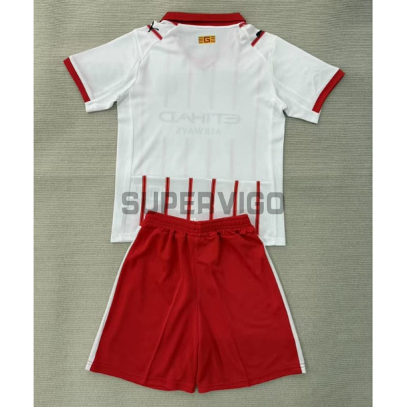 Camiseta Girona Primera Equipación 2025/2026 Blanco/Rojo