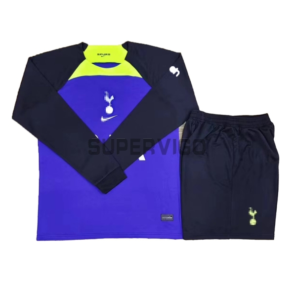 Camiseta Tottenham Hotspur Segunda Equipación 2022/2023 Kit ML