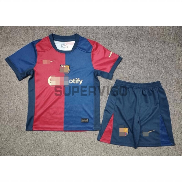 Camiseta Barcelona Primera Equipación 2024/2025 Niño Kit