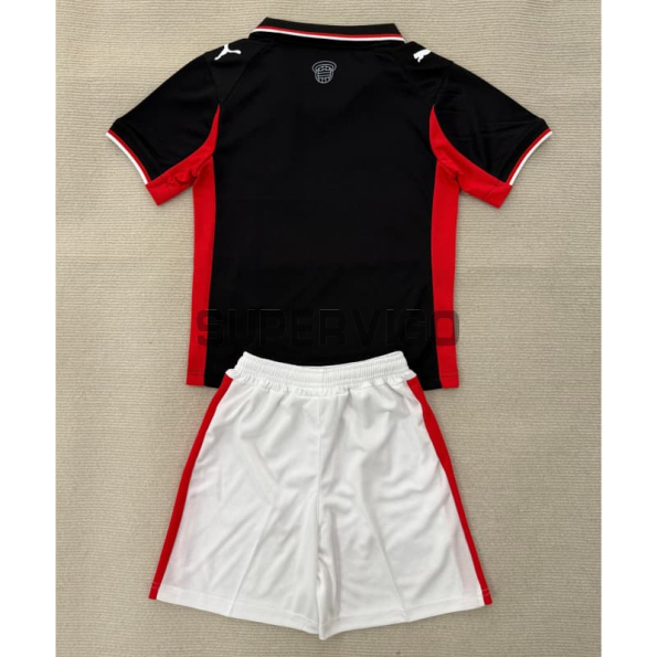 Camiseta Southampton Tercera Equipación 2025/2026 Negro Niño Kit