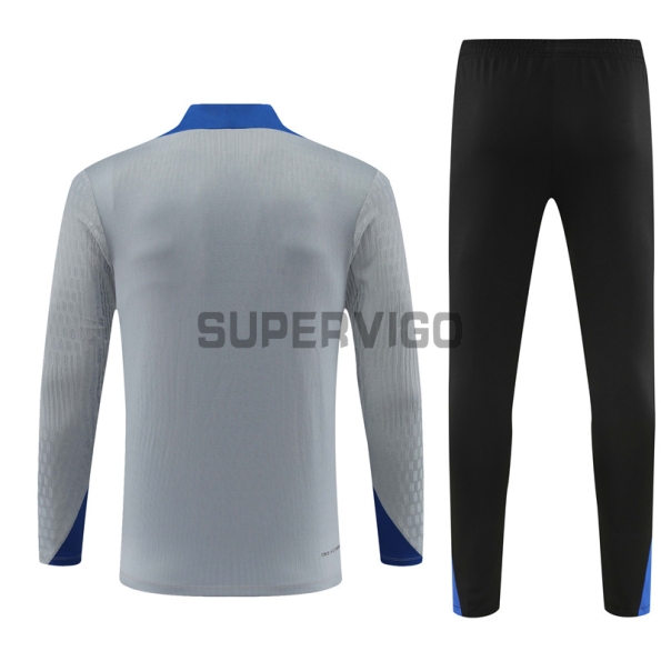 Sudadera de Entrenamiento Inter de Milán 2024/2025 Gris Claro