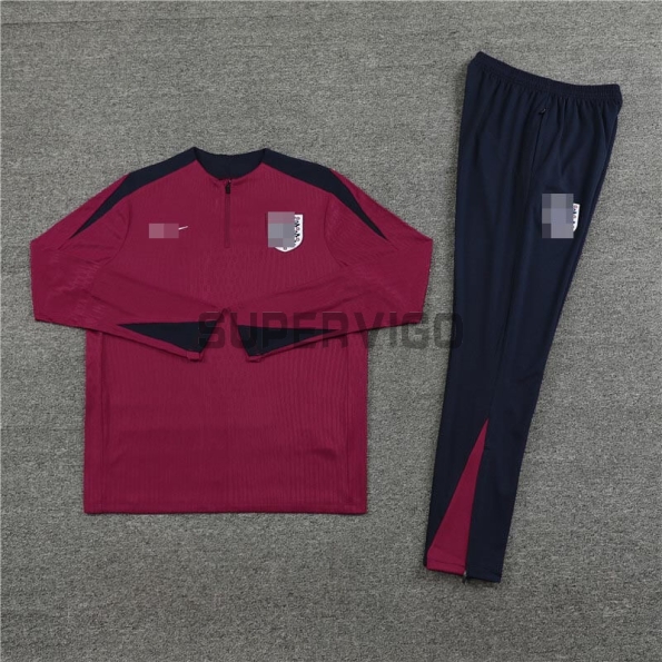 Sudadera de Entrenamiento Inglaterra 2024 Rojo/Negro