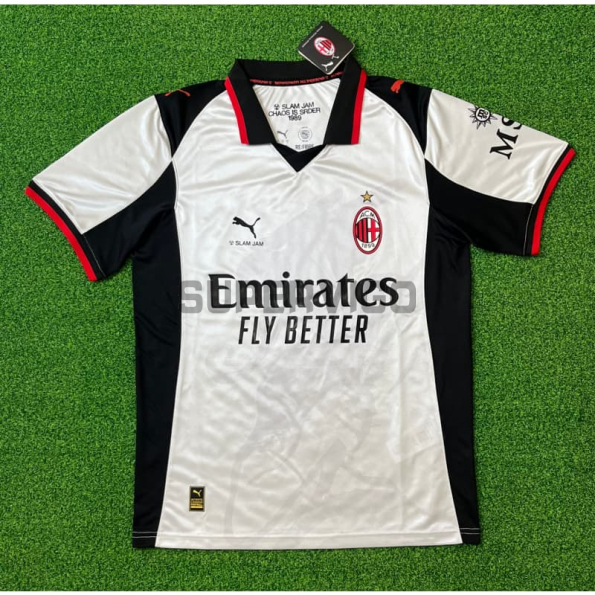 Camiseta AC Milan x Slam Jam 2026/2027 Edición Especial Plata