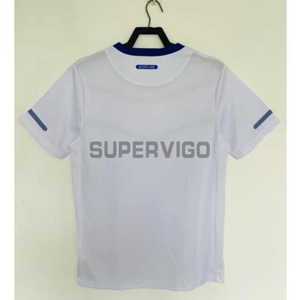 Camiseta Holanda Segunda Equipación Retro 2010 Blanco