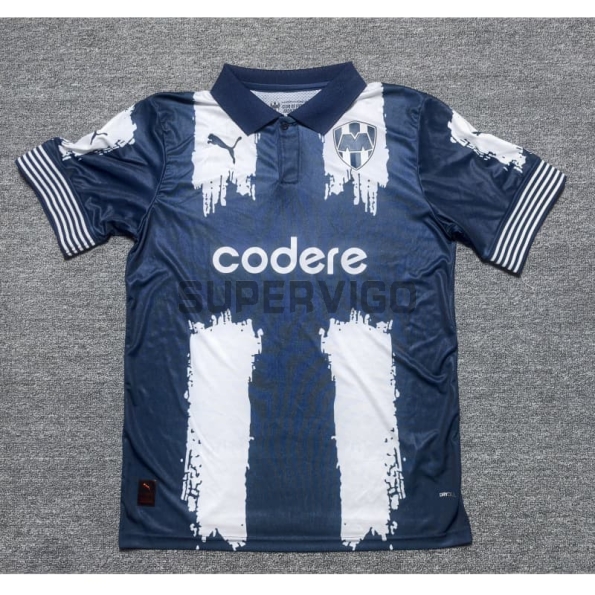 Camiseta Monterrey 2025/2026 KidSuper Azul Marino/Blanco