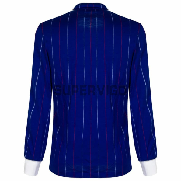 Camiseta Francia Primera Equipación Retro 1980/82 ML Azul