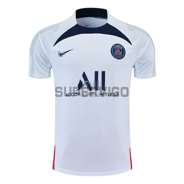 Camiseta de Entrenamiento PSG 2022/2023 Blanco/Azul Marino