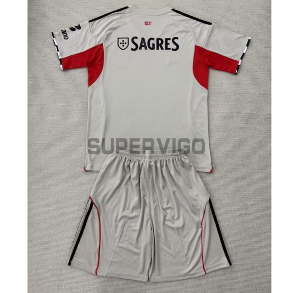 Camiseta Benfica Segunda Equipación 2025/2026 Gris