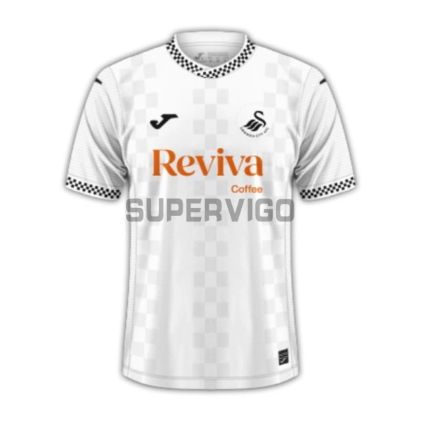 Camiseta Swansea City Primera Equipación 2025/2026 Blanco