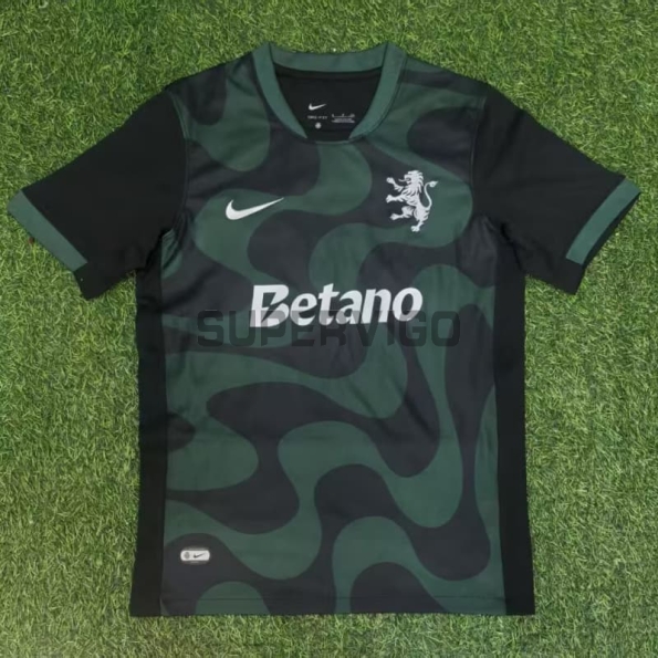 Camiseta Lisboa Tercera Equipación 2025/2026 Negro/Verde