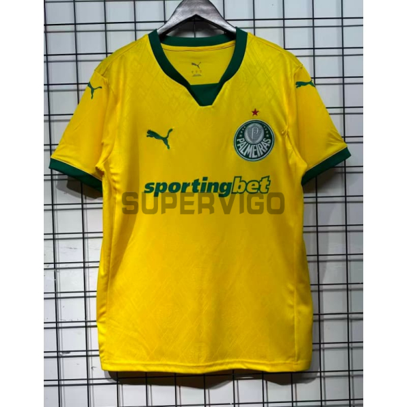 Camiseta Palmeiras Tercera Equipación 2025/2026 Amarillo