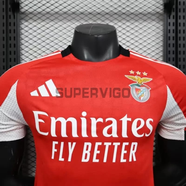 Camiseta Benfica Primera Equipación 2025/2026 Rojo (EDICIÓN JUGADOR)