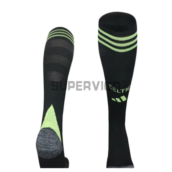 Camiseta Celtic Segunda Equipación 2025/2026 Negro/Verde Niño Kit