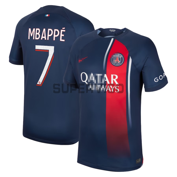Camiseta Mbappé 7 PSG Primera Equipación 2023/2024
