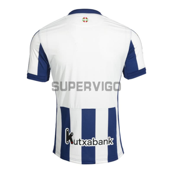 Camiseta Real Sociedad Primera Equipación 2026/2027 Azul/Blanco con Parche La Liga