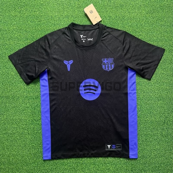 Camiseta Barcelona x Kobe Bryant Pre-Match 2025/2026 Negro/Morado
