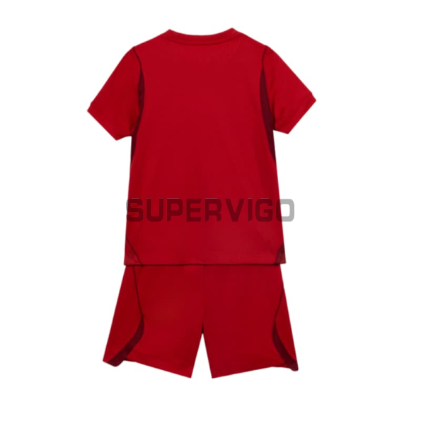 Camiseta Turquía Primera Equipación Mundial 2026 Rojo Niño Kit