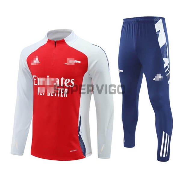 Sudadera De Entrenamiento Arsenal 2024/2025 Blanco/Rojo