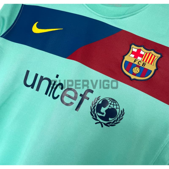 Camiseta Barcelona Segunda Equipación Retro 2010/11 ML Verde