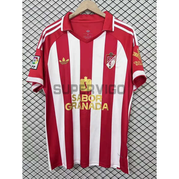 Camiseta Granada 2026/2027 Rojo/Blanco Versión Retro