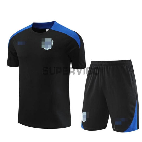 Camiseta de Entrenamiento Holanda 2024 Kit Negro/Azul