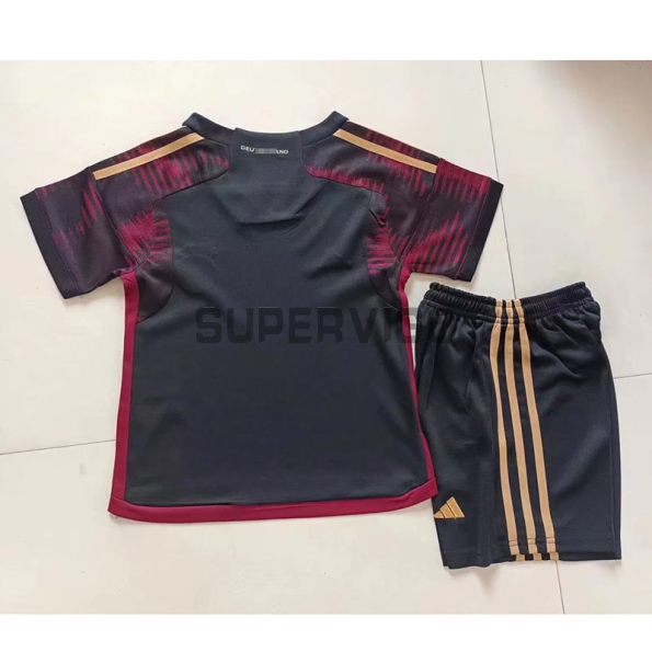 Germany Kid's Soccer Jersey Away Kit 2022