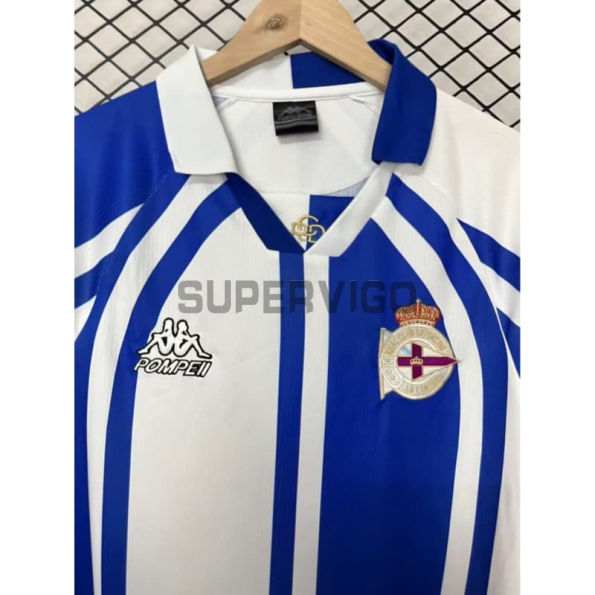 Camiseta Deportivo de La Coruña 2026/2027 Blanco/Azul Versión Retro