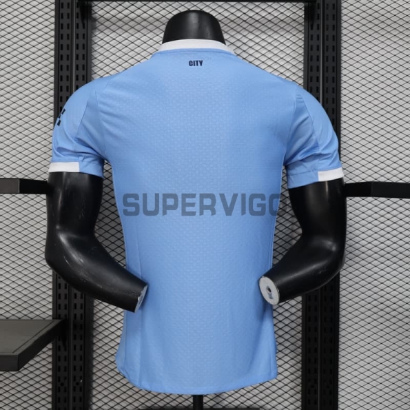 Camiseta Manchester City Primera Equipación 2025/2026 Azul (EDICIÓN JUGADOR)
