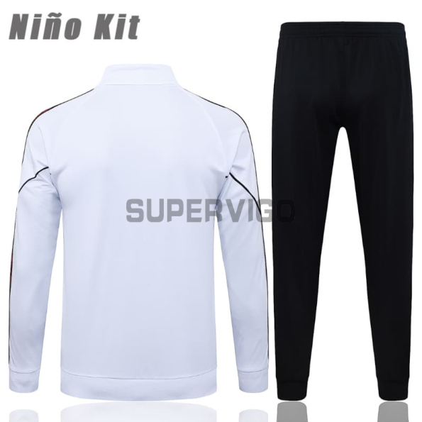 Chandal AC Milan 2025/2026 Niño Blanco/Rojo