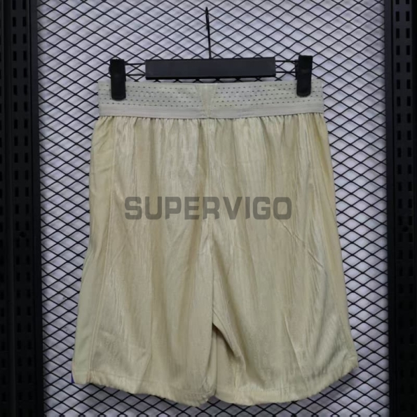 Pantalón Corto Barcelona Segunda Equipación 2025/2026 Oro (EDICIÓN JUGADOR)