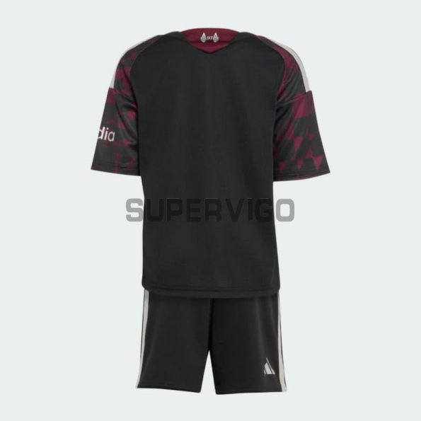 Camiseta Liverpool Tercera Equipación 2026/2027 Negro/Rojo Oscuro Niño Kit